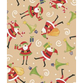 Gift Wrap (24"x100') THE NIGHT BEFORE CHRISTMAS/KRAFT